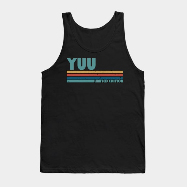 Proud Limited Edition Yuu Name Personalized Retro Styles Tank Top by Kisos Thass